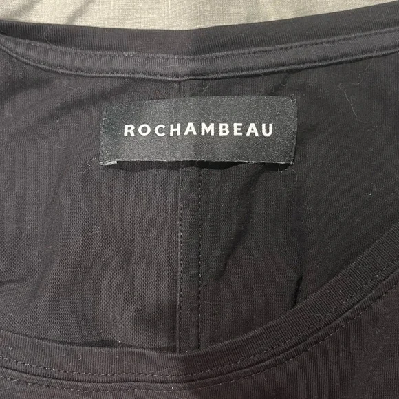 ROCHAMBEAU size small men’s black t shirt - Picture 3 of 5